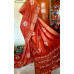 Pure Handwoven Zari Tussar Silk with handblock print-Z122001-6