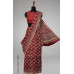 Pure Chanderi Silk Saree with Block print  with blouse  IND003