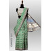  Pure Chanderi Silk Saree with Block print  with blouse  IND007