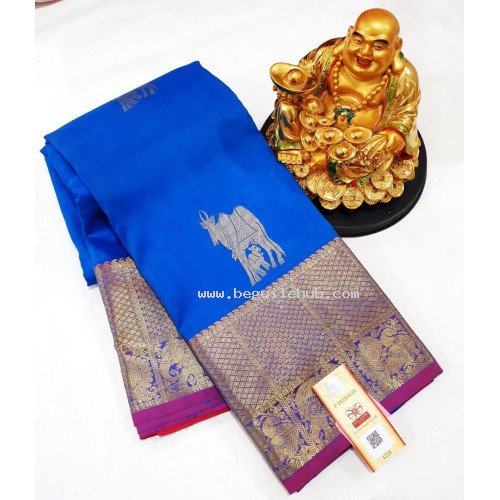 Pure kanchipuram 100 % Silk saree -  K135