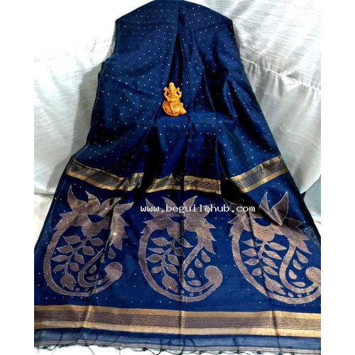 Sequence work saree - Blue Saree -Partywear saree -Exclusive sarees