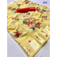 Linen Silk Fancy Saree -112WA0009