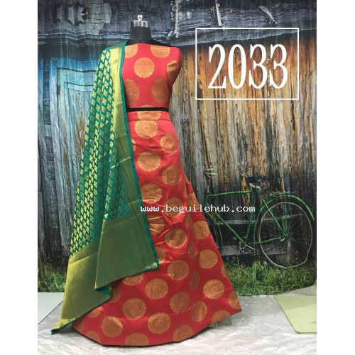 Brocade Lehenga 2033 Brocade Lehenga 2033