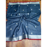 Traditional  Linen saree  