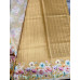 Designer Golden Zari Saree with Floral Border & Floral Pallu - FS217 Designer Golden Zari Saree with Floral Border & Floral Pallu - FS217