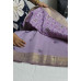 Soft Fancy Lavender Cotton Saree Featuring Floral Jamdani Design - FS174 Soft Fancy Lavender Cotton Saree Featuring Floral Jamdani Design - FS174