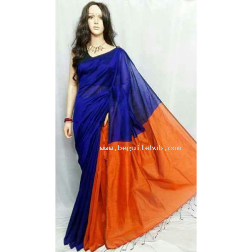 Plain Silk cotton Saree