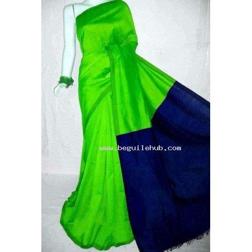 Plain Silk Cotton Saree