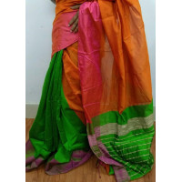 Mahaparr silk cotton saree-123