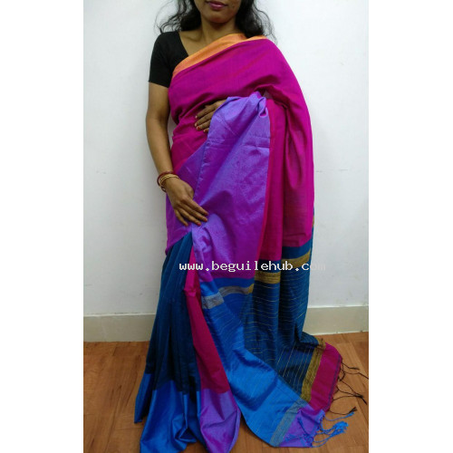 Mahaparr silk cotton Saree-126