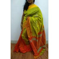 Mahaparr silk cotton saree-129