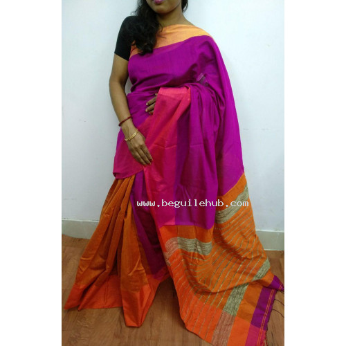 Mahaparr silk cotton saree -132