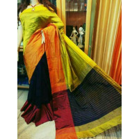 Mahaparr Silk Cotton saree -136