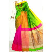 Mahaparr silk cotton saree -145