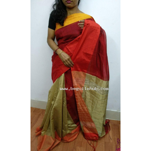 Mahaparr silk cotton saree -146