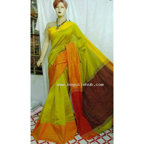 Mahaparr silk cotton saree  -147