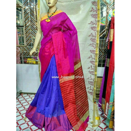 Mahaparr silk cotton saree -150