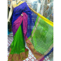 Mahaparr silk cotton saree  -151